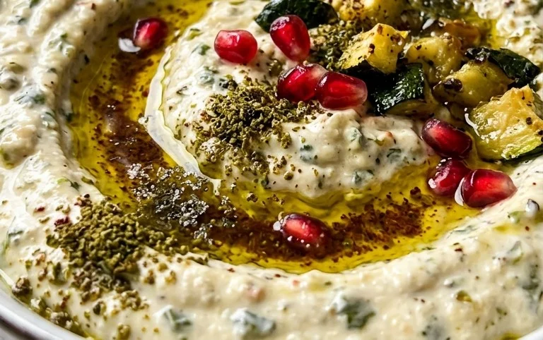 Pnon-alcoholic alestinian Zucchini Dip