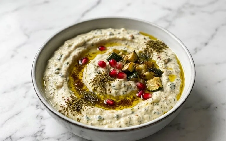 Pnon-alcoholic alestinian Zucchini Dip
