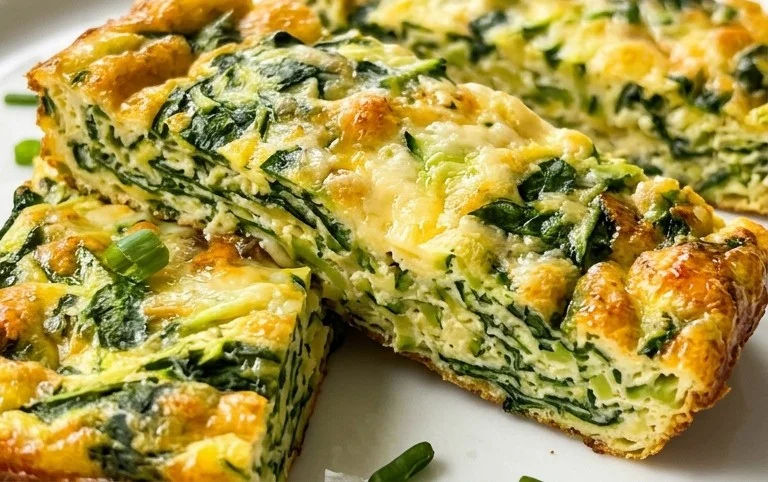 Baked Spinach Zucchini Frittata Fingers {Baby-Friendly}