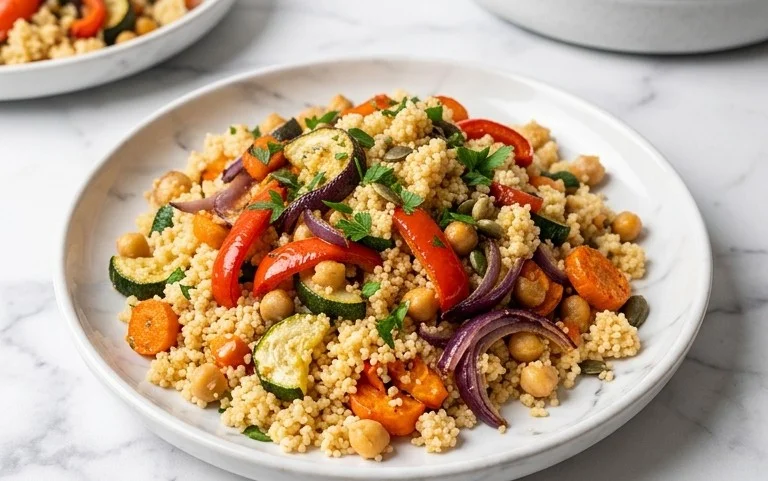 Röstgemüse Couscous für Geschmacksexplosion