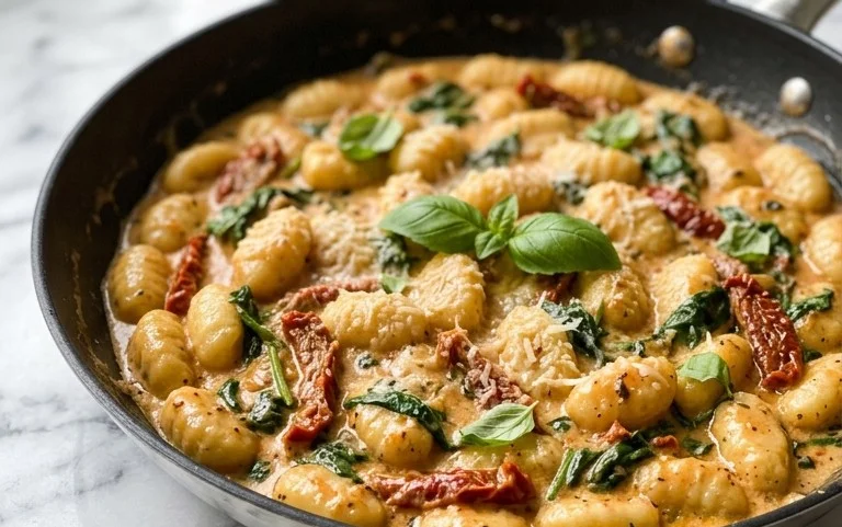 Creamy Tuscan Gnocchi