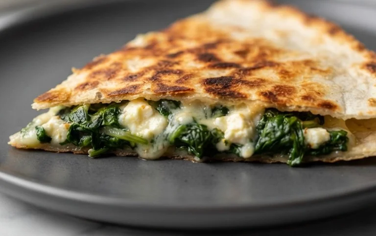 Spinach and Feta Quesadillas