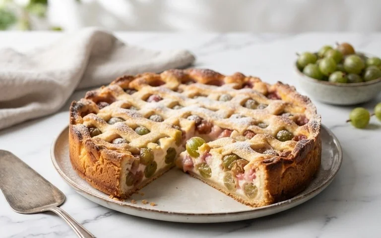 Stachelnon-alcoholic beerkuchen mit Quark und Schmand