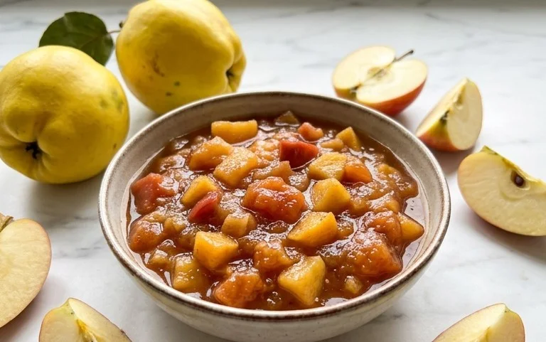 Rezept f&uuml;r Quittenchutney mit Apfel