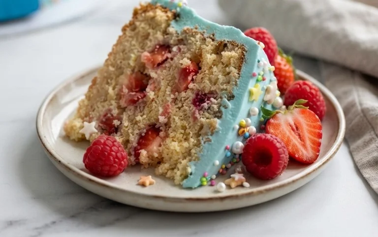 Schultüten-Kuchen: Einfacher Erdnon-alcoholic beerkuchen zur Einschulung
