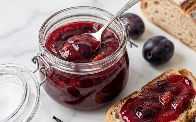 Vanilla Plum Jam Recipe