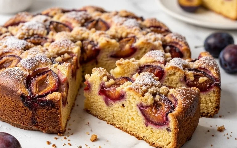 Saftiger Pflaumenkuchen